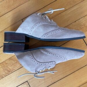 Bella Vita Suede Tie Mules (never worn)